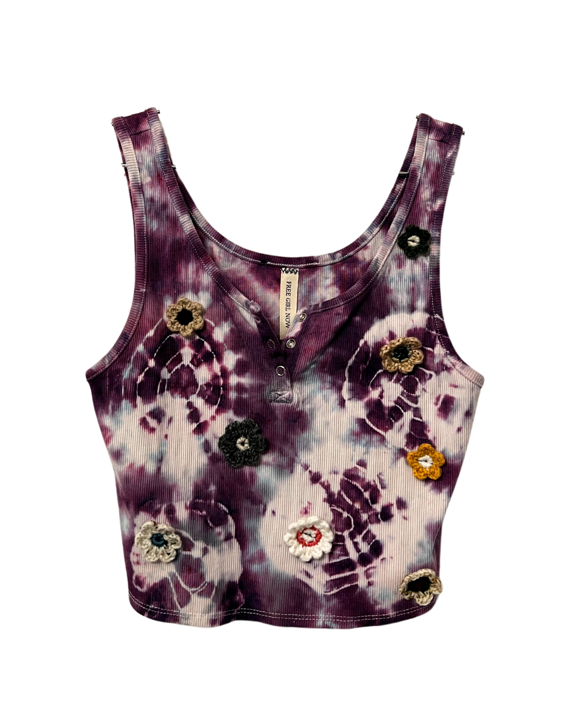 Crochet Flowers Tank