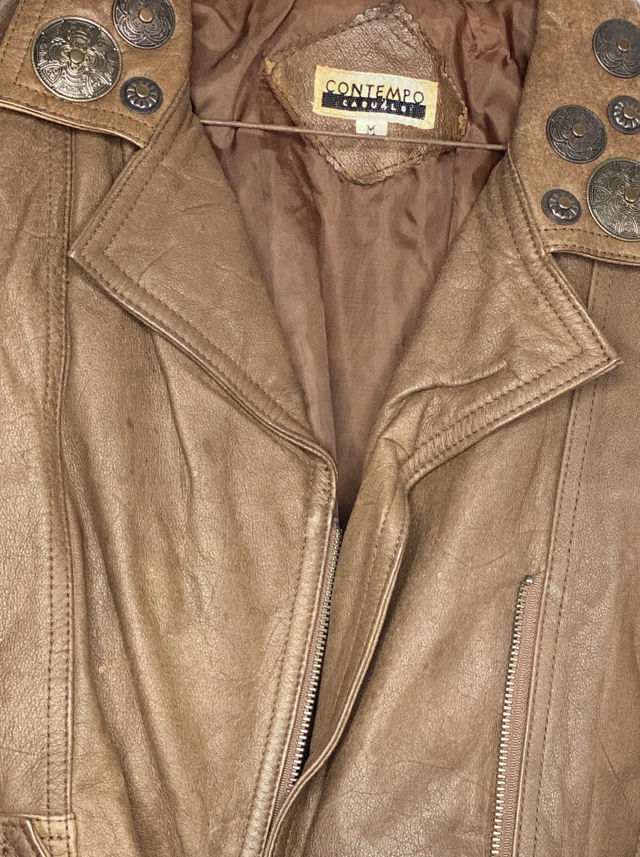 Contempo casuals leather on sale jacket