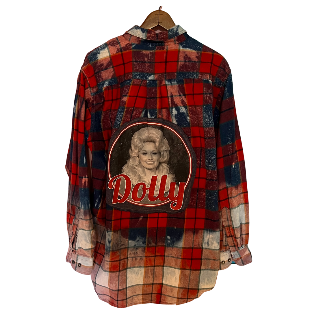 Dolly Parton Bleached Flannel
