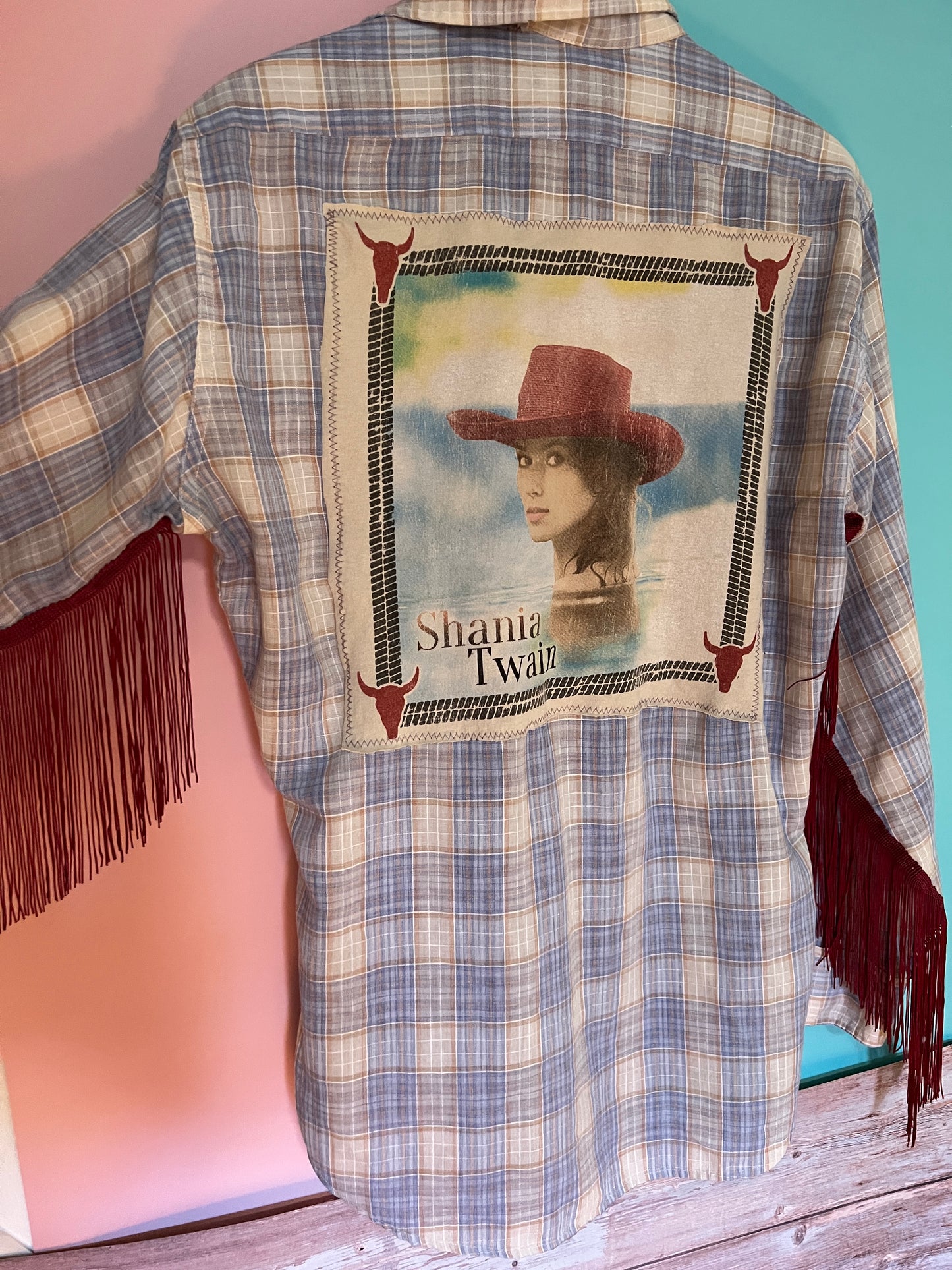 Shania Twain Vintage Levi's Fringe Flannel