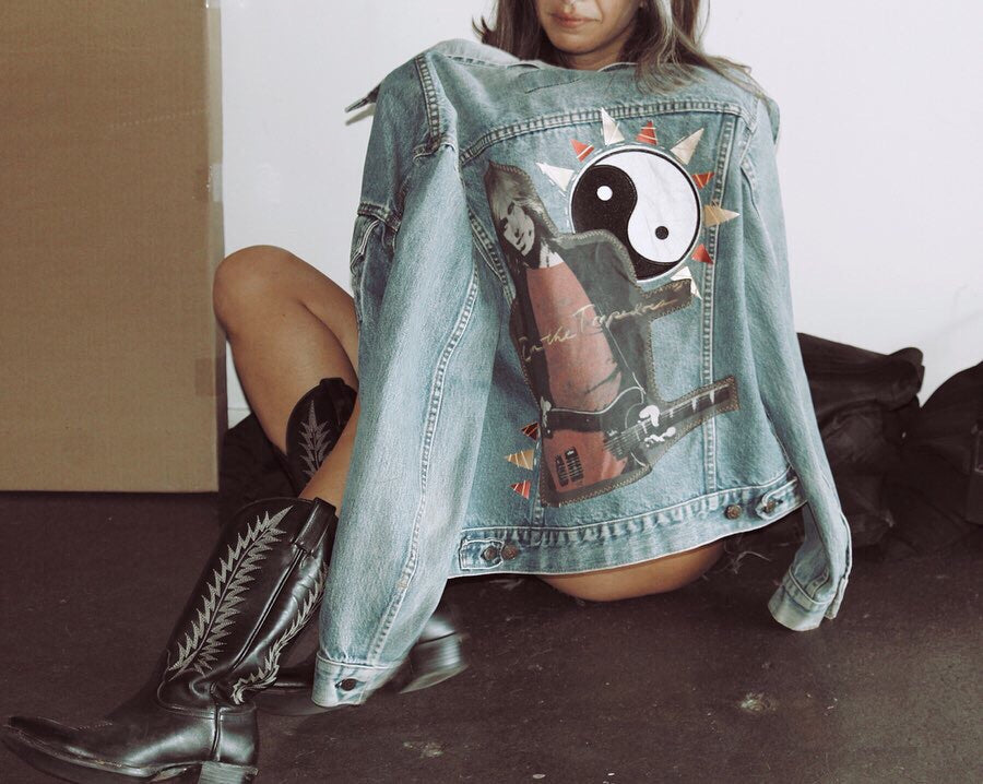 Tom Petty ☯️ Sun Denim Jacket