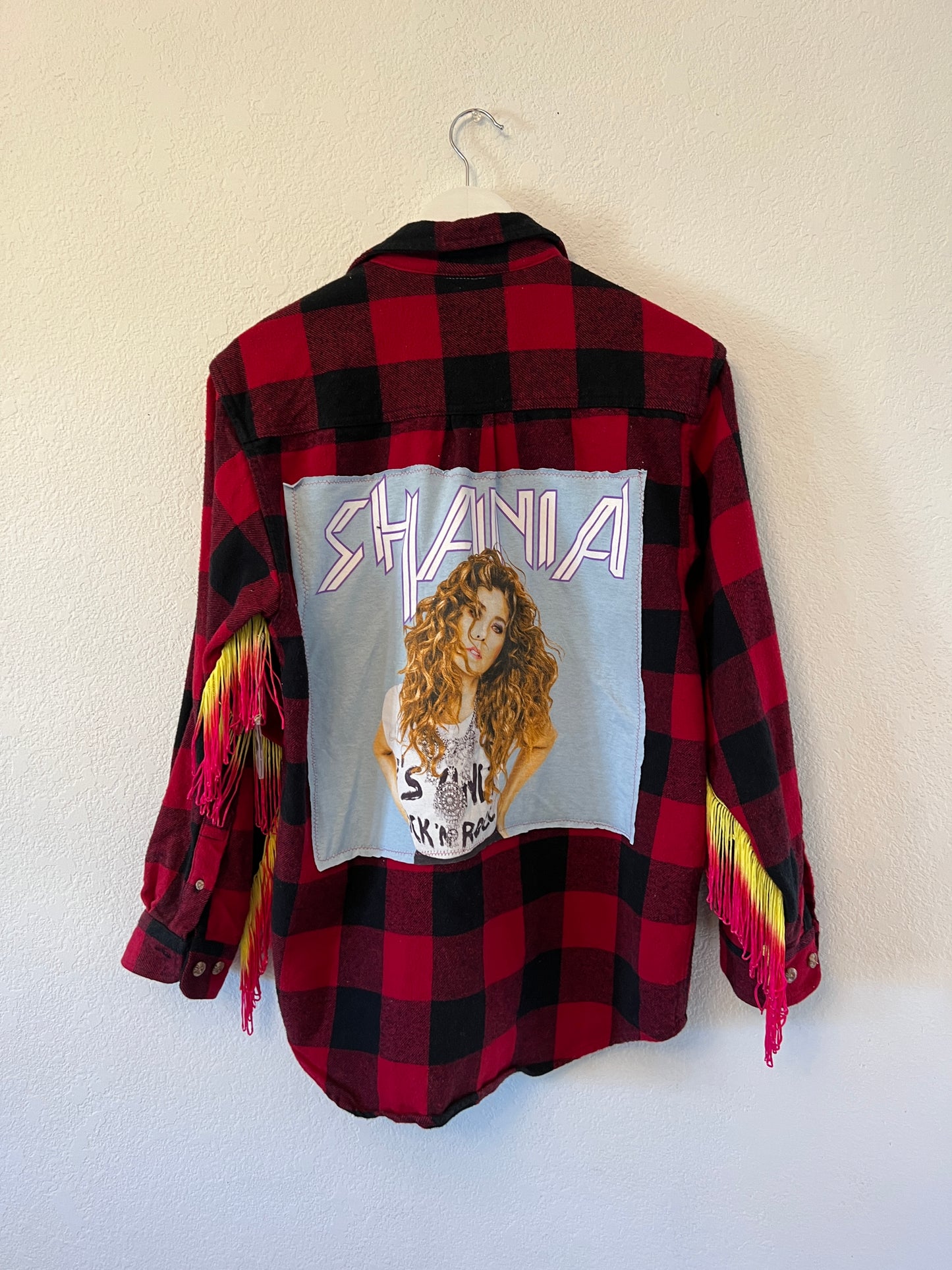 Fringe Shania Twain Buffalo Plaid Flannel