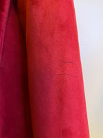 Karl Lagerfeld x Maximillian Furs for Bloomingdale’s Red Shearling Western Coat