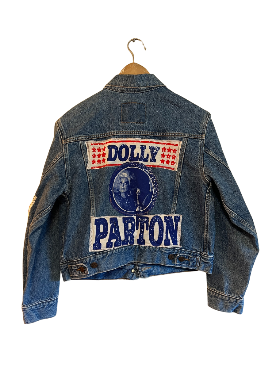 Levi’s Dolly Parton Heart Denim Jacket Medium