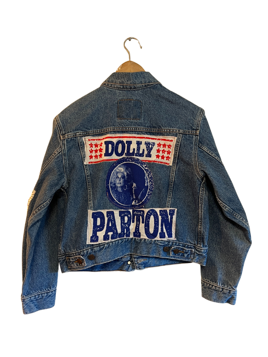 Levi’s Dolly Parton Heart Denim Jacket Medium