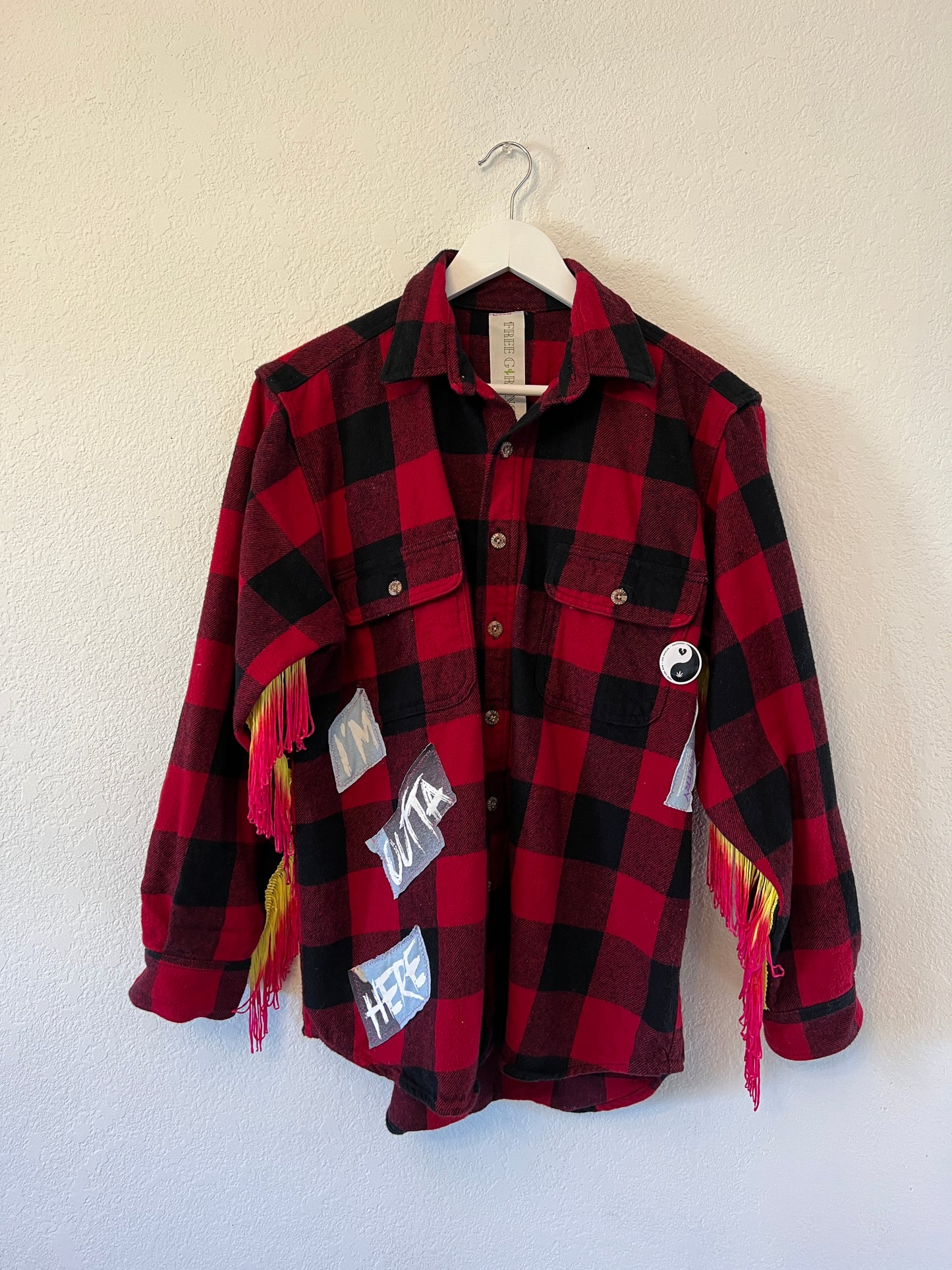 Fringe Shania Twain Buffalo Plaid Flannel