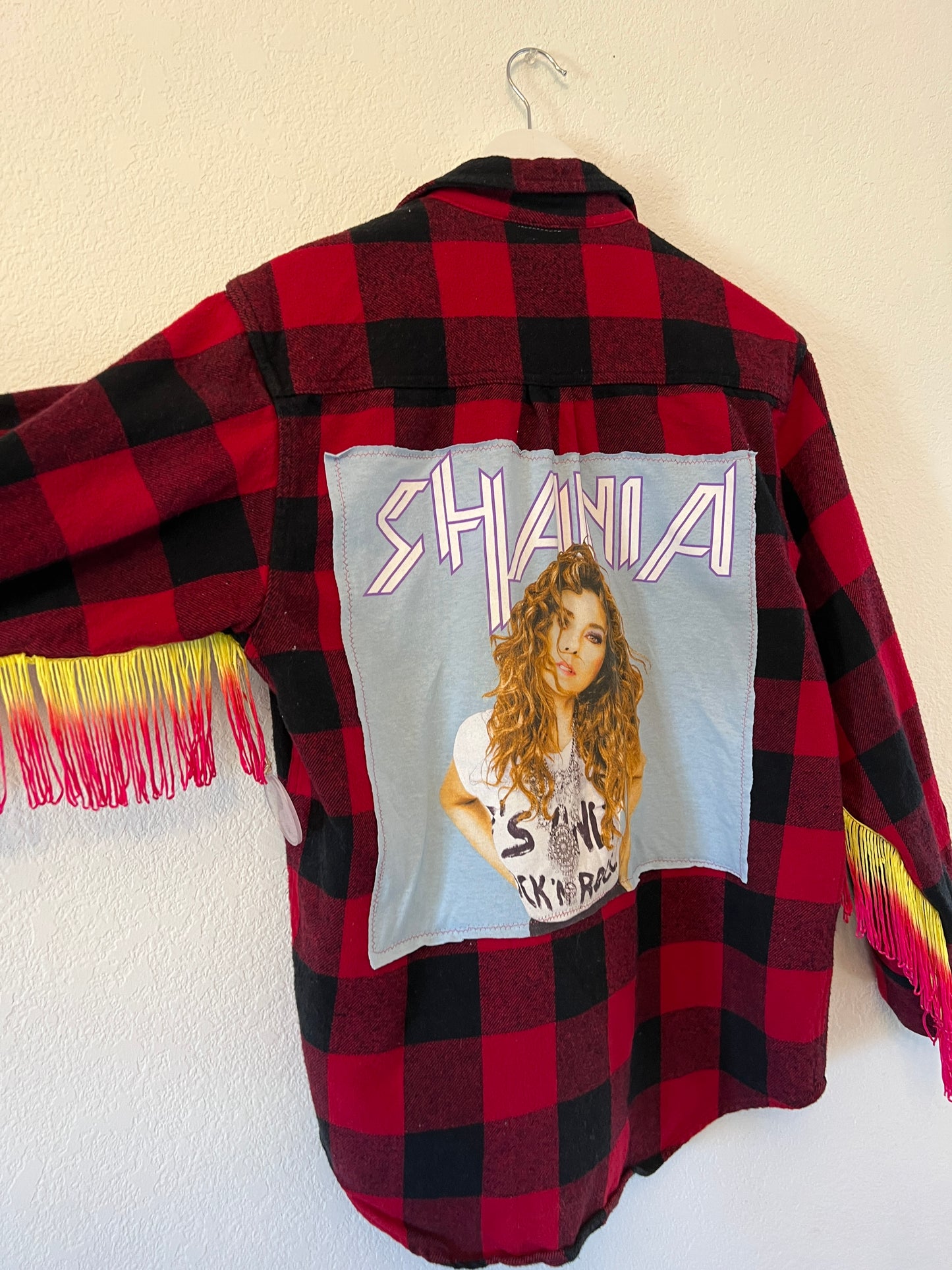 Fringe Shania Twain Buffalo Plaid Flannel