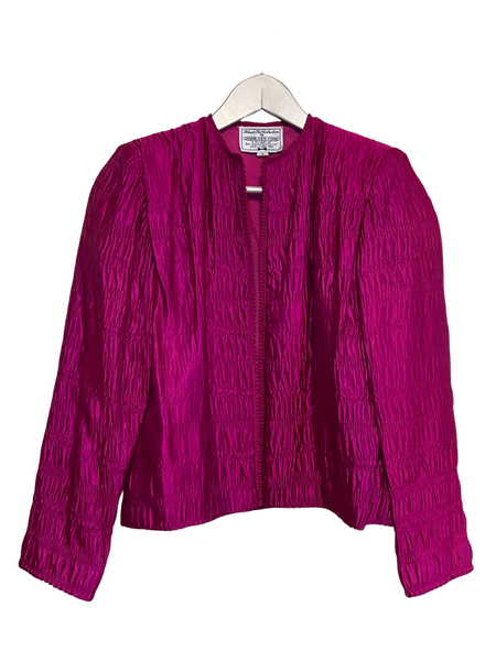 Vintage Charlotte Ford Pink Silk Jacket