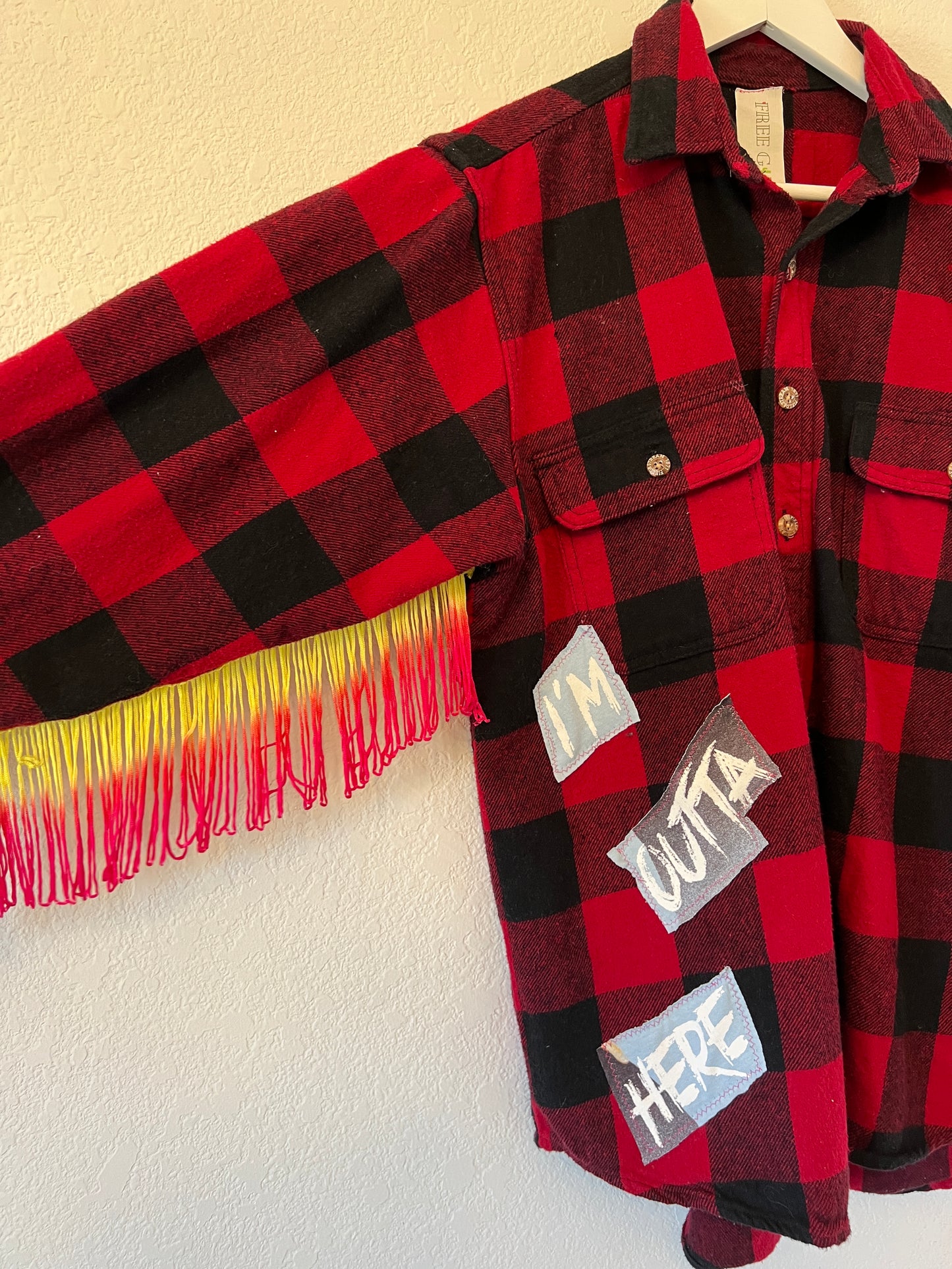 Fringe Shania Twain Buffalo Plaid Flannel
