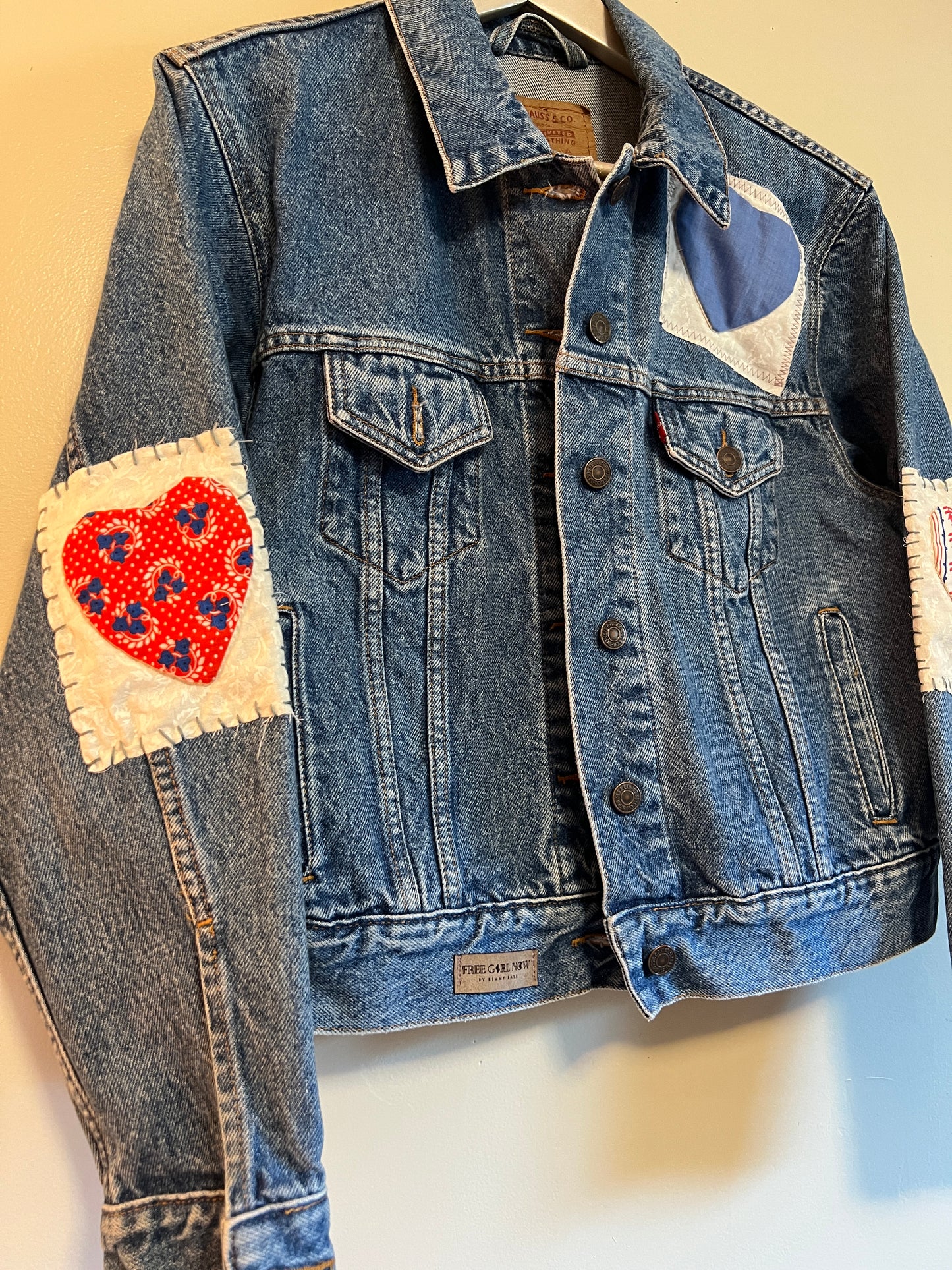 Levi’s Dolly Parton Heart Denim Jacket Medium