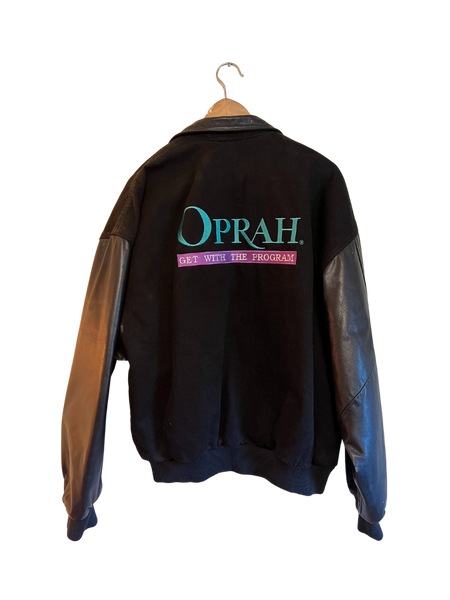 Oprah Winfrey Show Official Leather Bomber Jacket