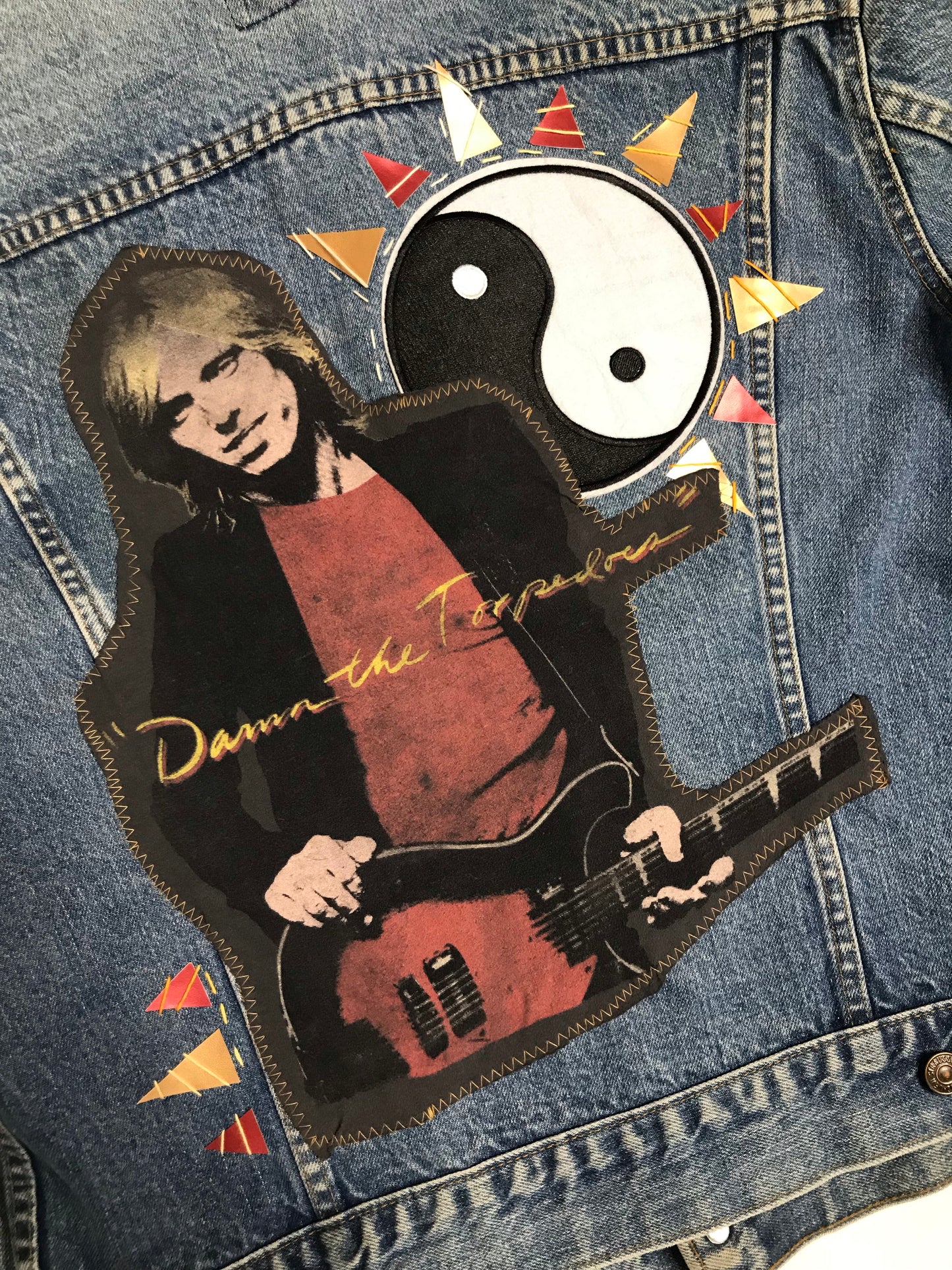 Tom Petty ☯️ Sun Denim Jacket