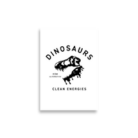 Dinosaurs For Alternative Clean Energies Club Poster