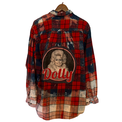 Dolly Parton Bleached Flannel