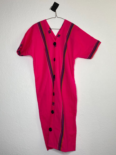 Hot Pink Mexican Dress