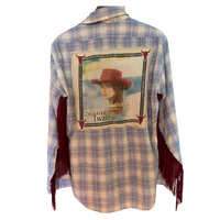Shania Twain Vintage Levi's Fringe Flannel