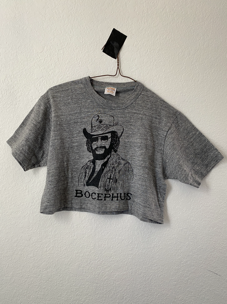 1985 Hank Williams Jr. Tour Half-Top T-Shirt