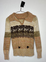 Vintage Knit Ski Sweater