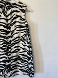 Versace Jeans Couture Zebra Print Dress