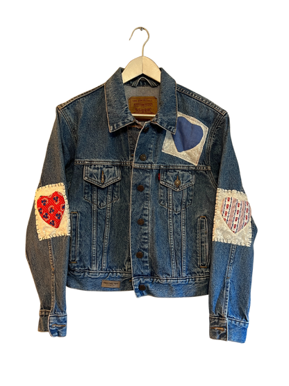 Levi’s Dolly Parton Heart Denim Jacket Medium