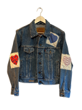 Levi’s Dolly Parton Heart Denim Jacket Medium