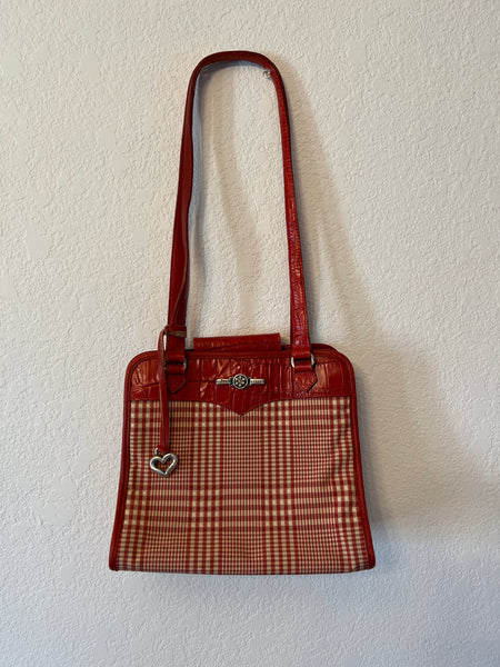 Vintage Chaps Red Tartan Plaid Handbag Purse - Etsy