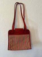 Red Brighton Vintage Plaid Purse